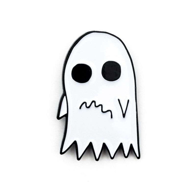 anxious ghost pin enamel pin 808923