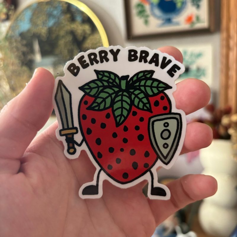 berry brave sticker sticker 803396