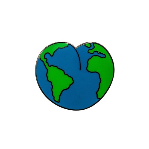 booty globe pin enamel pin 154914