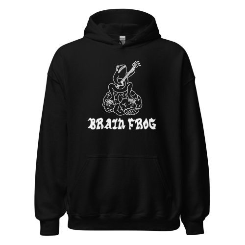 Brain Frog Hoodie - Hooded Sweatshirt - Pretty Bad Co.