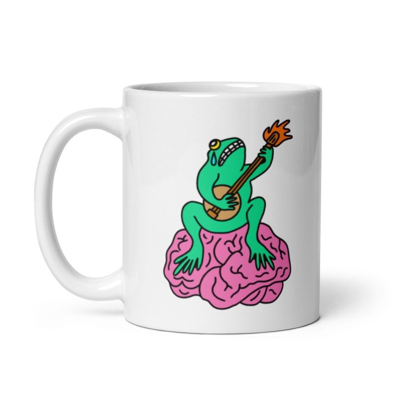 brain frog mug mug 117834