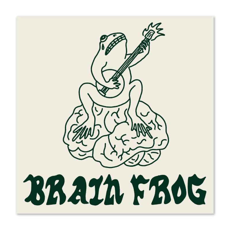 brain frog print print 997333