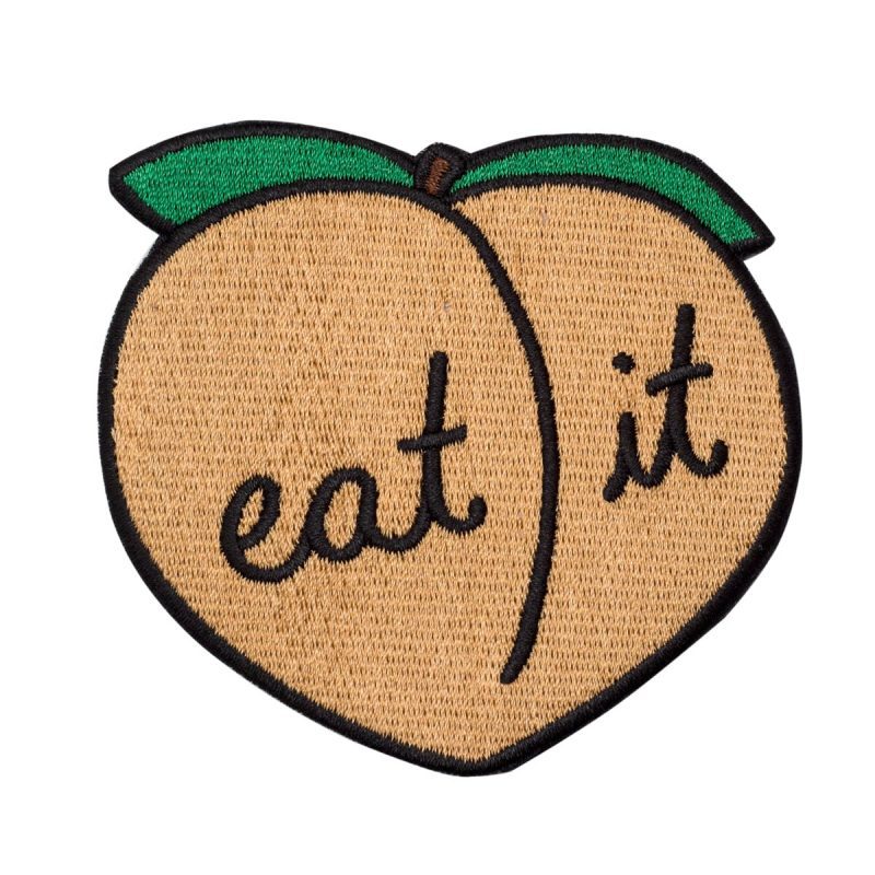 eat it peach patch patch 259740