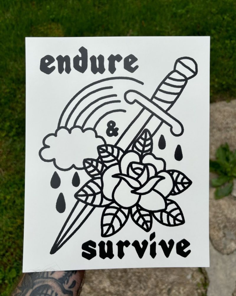 endure survive print print 313260