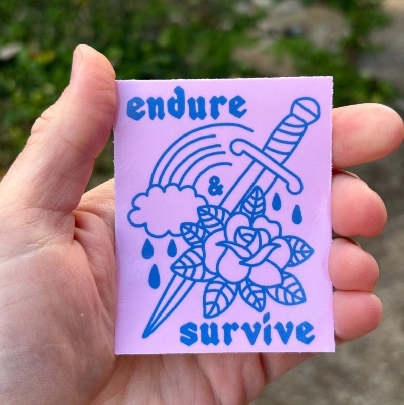 endure survive sticker sticker 272510