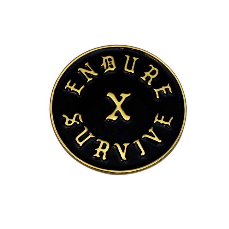 endure x survive pin enamel pin 250361