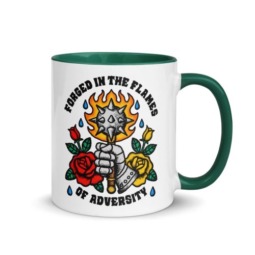 Forged in the flames of adversity mug - Pretty Bad Co.