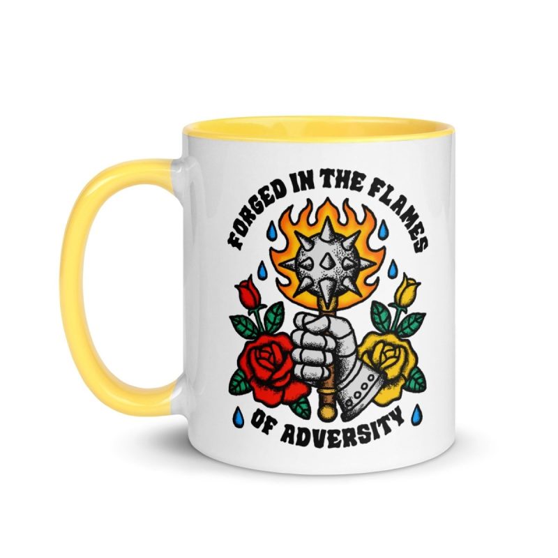 forged in the flames of adversity mug 787817