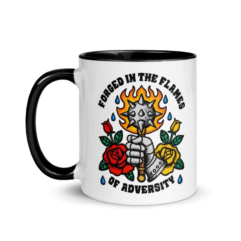 forged in the flames of adversity mug 853113