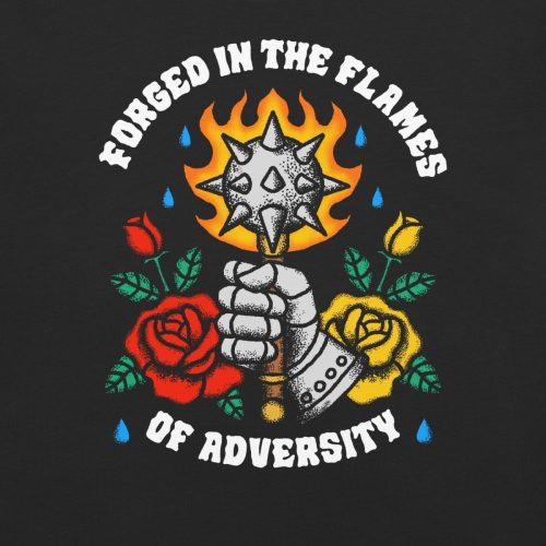 forged in the flames of adversity tshirt black 883815