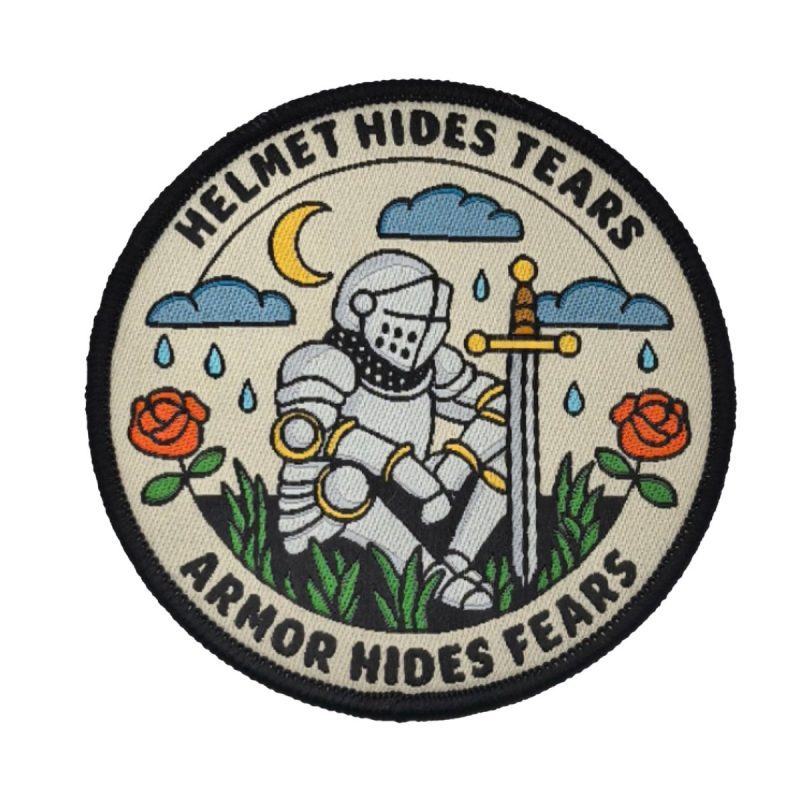 helmet hides tears armor hides fears patch patch 542813