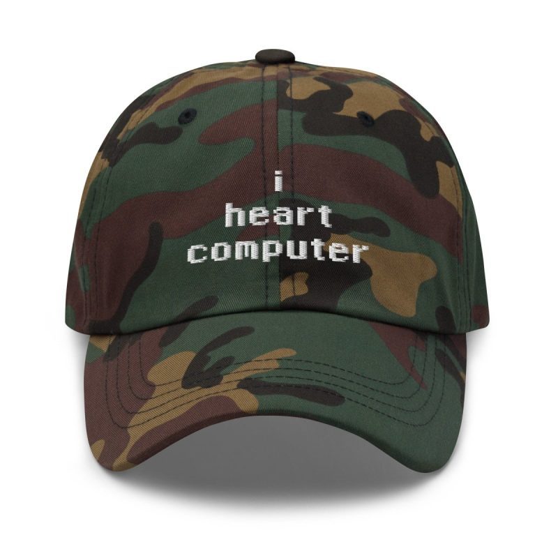 I heart computer hat - Pretty Bad Co.