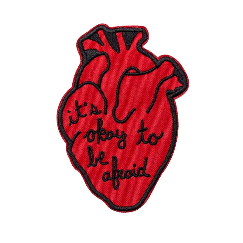 its okay to be afraid anatomical heart patch patch 444926