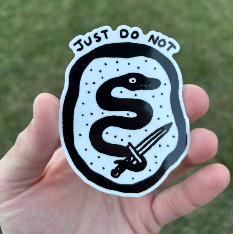 just do not sticker sticker 481809