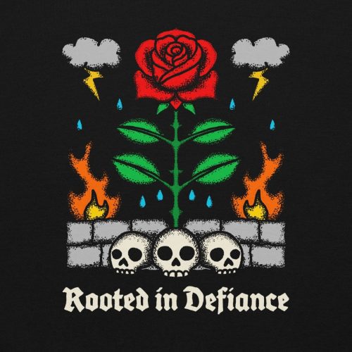 rooted in defiance sweatshirt black 588832