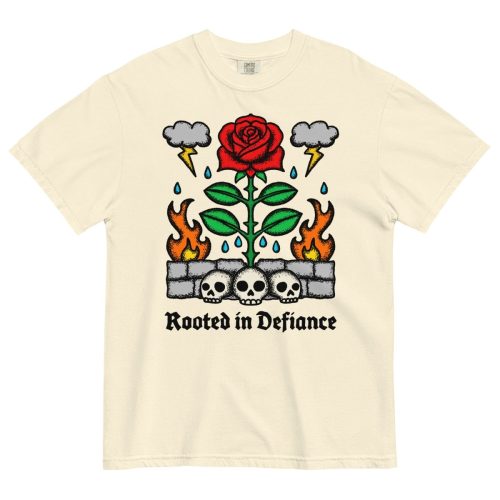 Rooted in defiance tshirt - Pretty Bad Co.