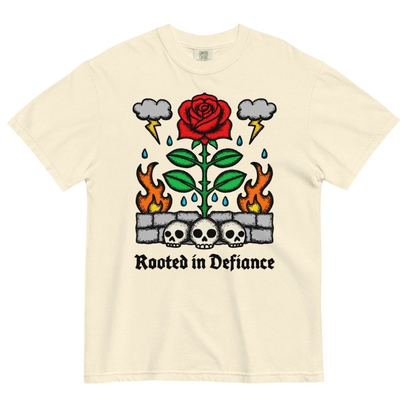 Rooted in defiance tshirt - Pretty Bad Co.