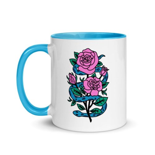 snake and rose mug mug 941912