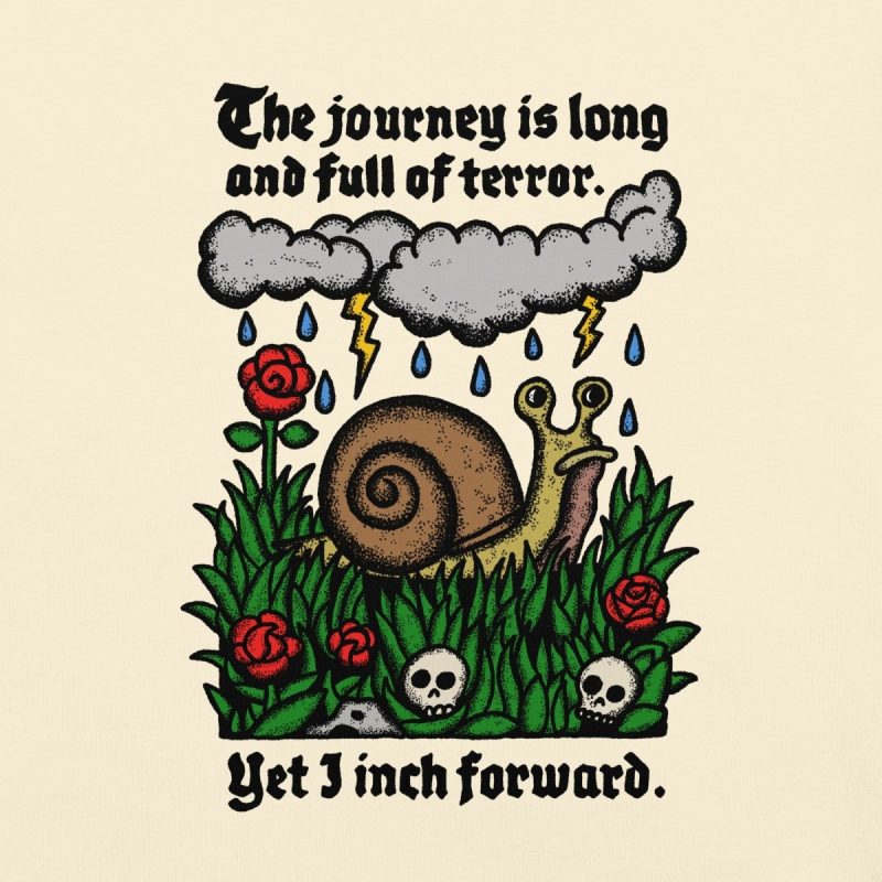 the journey is long and full of terror tshirt t shirt 841796