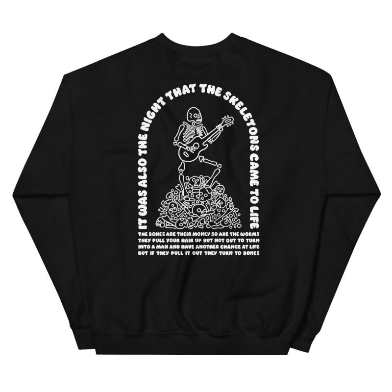 the night that the skeletons came to life sweatshirt black sweatshirt 521629