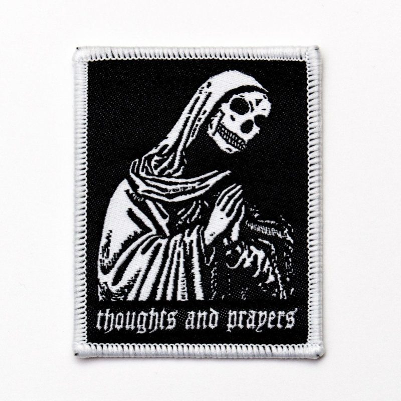 thoughts and prayers patch patch 948937