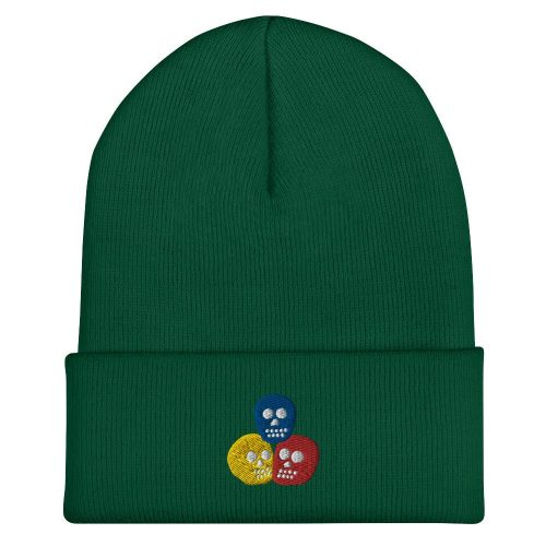 Three Skulls Beanie - Beanie - Pretty Bad Co.