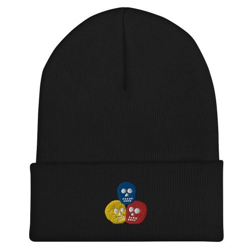 Three Skulls Beanie - Beanie - Pretty Bad Co.