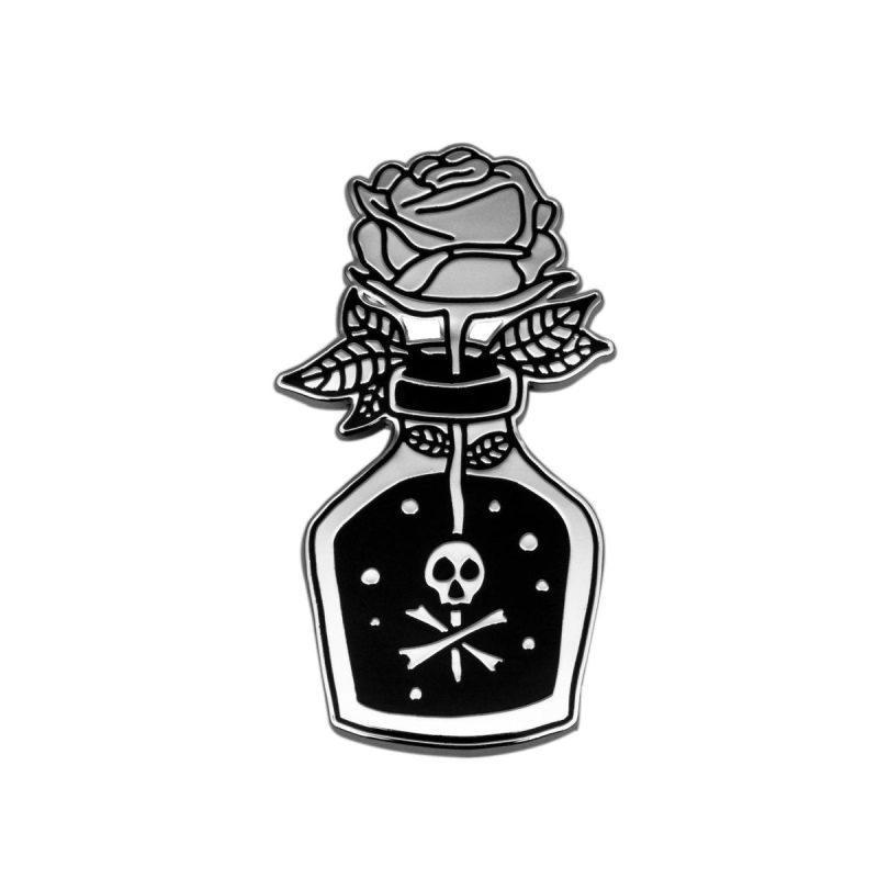 toxic rose pin enamel pin 118955