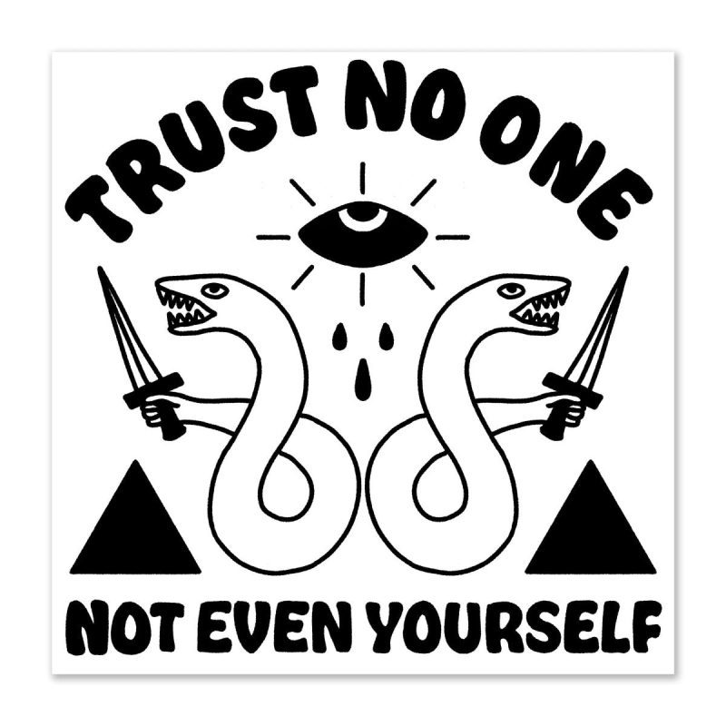 trust no one print print 395504