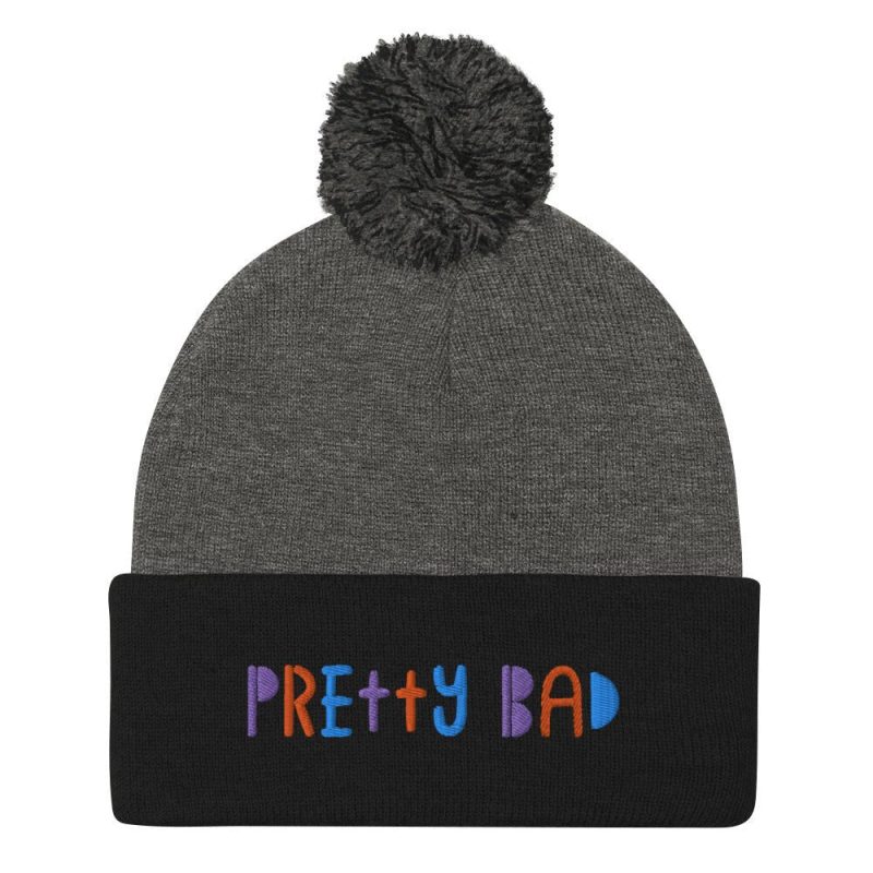 Wacky Pretty Bad Pom-Pom Beanie - Pretty Bad Co.