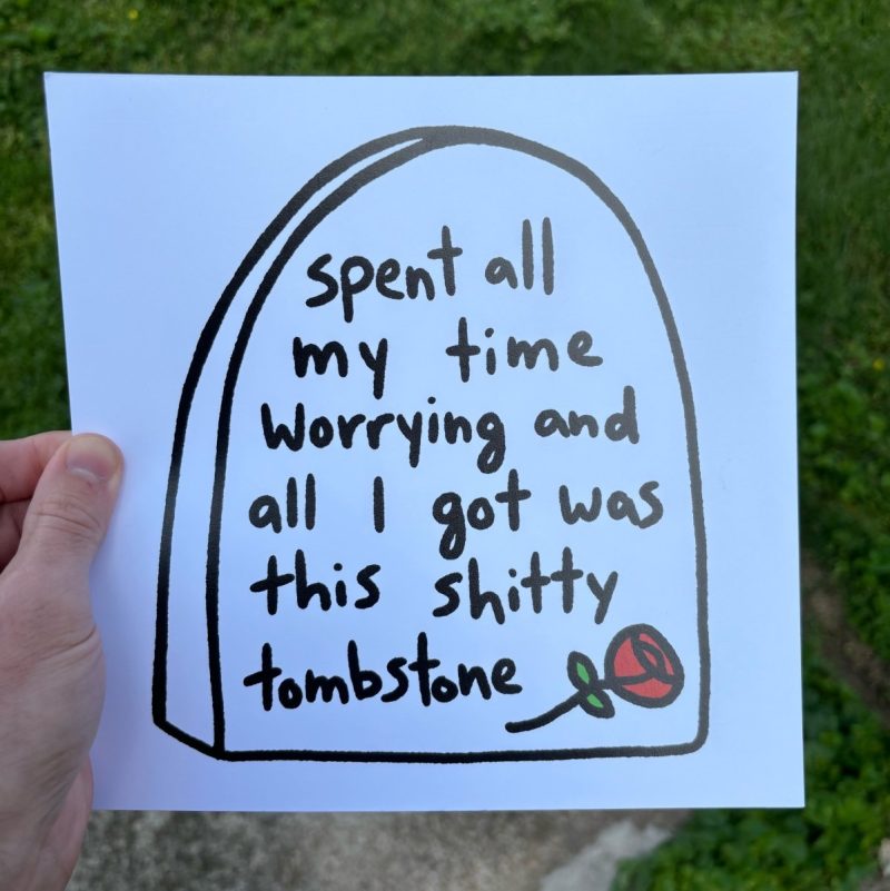 worry tombstone print print 466524