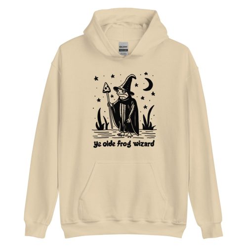 Ye olde frog wizard hooded sweatshirt - Pretty Bad Co.