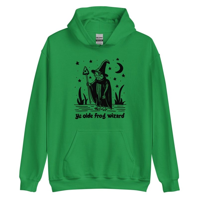 Ye olde frog wizard hooded sweatshirt - Pretty Bad Co.