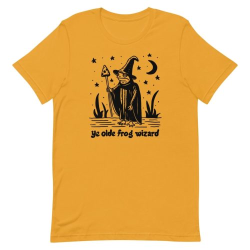 Ye olde frog wizard tshirt - Pretty Bad Co.