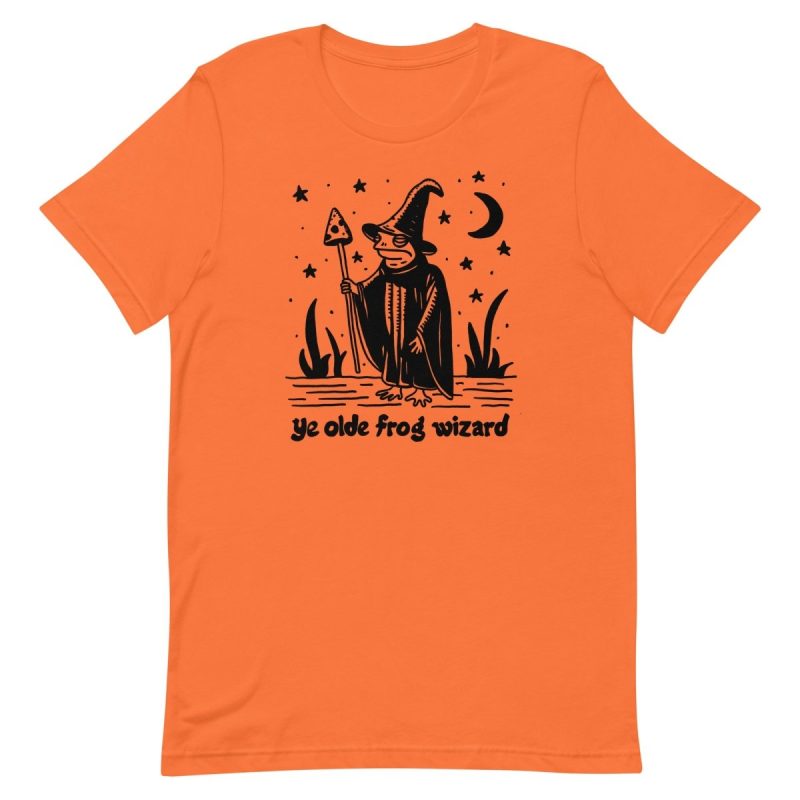 Ye olde frog wizard tshirt - Pretty Bad Co.