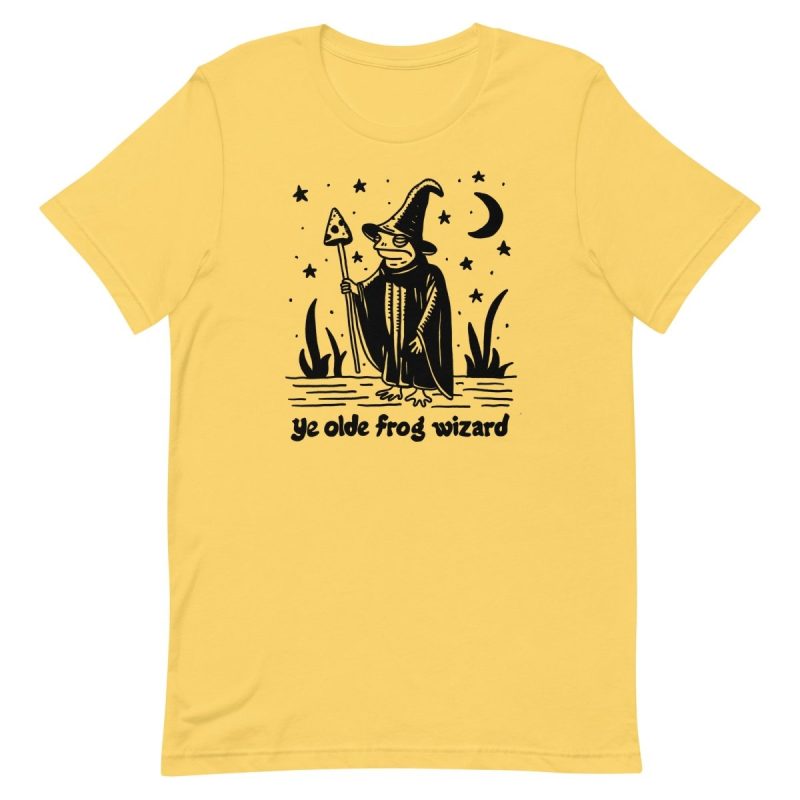 Ye olde frog wizard tshirt - Pretty Bad Co.