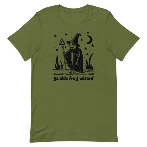 Ye olde frog wizard tshirt - Pretty Bad Co.